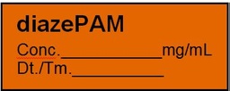 [SDDCLABLDIAZ1] LABEL for Diazepam, roll