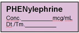 [SDDCLABLPHEE1] ETIQUETTE pour Phenylephrine, rouleau