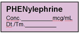 [SDDCLABLPHEE1] LABEL for Phenylephrine, roll