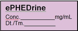 [SDDCLABLEPHE1] LABEL for Ephedrine, roll