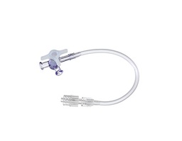 [SINSEXTS3--] EXTENSION TUBING with stopcock 3 way, s.u., sterile