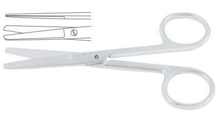 SCISSORS blunt blunt straight OPERATING 17.5 cm 03 02 17