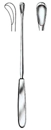 [ESURSCUG12B] CURETTE UTERINE DE GOURDET, 28 cm rig. 12 mm mousse 52-73-12