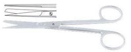 [ESURSCOE4SD] SCISSORS, OPER. DEAVER, sharp/blunt, 14 cm straight 03-08-14
