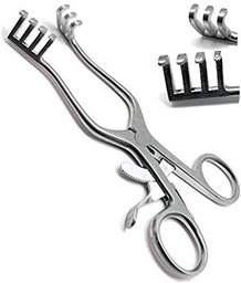 [ESURRETW20B] RETRACTOR, WEITLANER 20 cm, 3x4 blunt prongs 20 mm 24-22-21