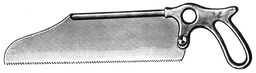 [ESURSAWA21B] (saw, amputation, Satterlee) BLADE, 21 cm 77-04-70