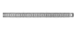 [ESURRULE30-] REGLE, acier inoxydable, 30 cm 44-37-30