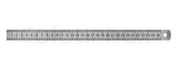 [ESURRULE30-] RULER, stainless steel, 30 cm 44-37-30