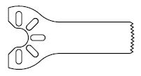 [EEMDDRIC423] (drill CD3-4-8) SAGITTAL BLADE 7x0.38x18.5mm 2296003114