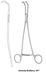 [ESURCLCSV27] PINCE VENA CAVA Satinsky, courbé, 27cm 55-22-28