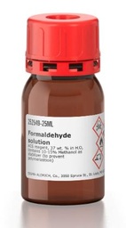 [SLASFORO3V2] FORMALDEHYDE (formol), 37%, 25 ml, vial