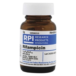 [SASTAPWDRIF5] RIFAMPICIN, powder, 5 g [Sigma-R3501-5G]