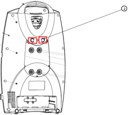 [EEMDCONS723] (conc. mobile Eclipse 3/5) PIED EN CAOUTCHOUC 6956-SEQ