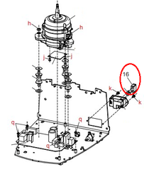 [ELAECENS911] (cent. Hettich EBA200) FUSE DRAWER E3330