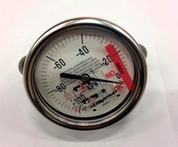 [EEMDVACS406] (surg. aspirator AS64R) VACUUM GAUGE 0-1000 A2082061A