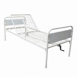 [EHOEBEDH1--] BED, HOSPITAL, manual, with back rest