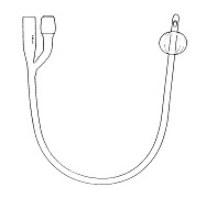 SONDE VESICALE, FOLEY 2 voies, ballonnet, stérile, u.u.,CH06 | Unicat