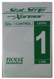 [ELAEGLUT211] (glucomètre Nova StatStrip) SOL. DE CONTROLE bas 4ml 46947