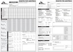 [SMSTCARA02S] FICHE D'ANESTHESIE, espagnol, A3 recto/verso