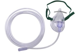 [SCTDMASO1P-] OXYGEN FACE MASK, simple, with tubing, paediatric size