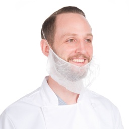 [ELINBEAC1--] COUVRE-BARBE, non-tissé, double élastique, u.u.