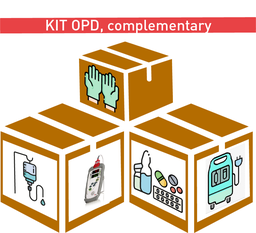 [KMEDKHCX3OP] OPD, COMPLEMENTARY PART, observation beds, complete