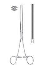 [ESURFOID13S] FORCEPS, INTESTINAL, DOYEN-BABY, atr., 13 cm, str. 50-16-63