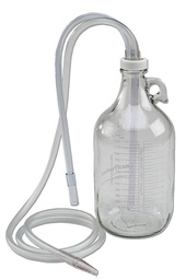 [EMEQDBOT2--] BOTTLE, thoracic drainage, 2 l autoclavable + lid 2 tubes