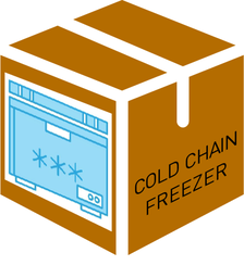 [KMEDMHPH15-] (mod hospital pharmacy) COLD CHAIN, freezer, 111 liters