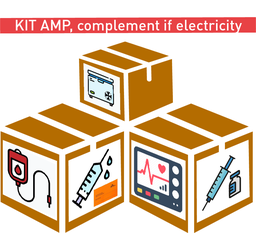 [KMEDKHAX3--] AMP, PART COMPLEMENT if electricity, with option