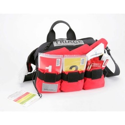 [EMEQBAGT12-] BAG (SMART T.R.I. PACK), red, 3 side-pockets, 35x20x15 cm
