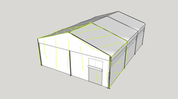 [CSHETENHW6CR] (WRG modulaire, 6m) BACHE ET MATERIEL DE MONTAGE arrière