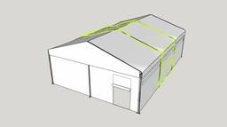 [CSHETENHW6CE] (WRG modular, 6m) PVC COVER + MOUNTING MATERIALS extension