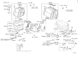 [YTOY71013-60191] BACK FRAME SUB-ASSEMBLY front right seat, HZJ7# LHD