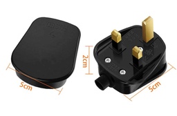 [PELEPLUGG23] PLUG type G/UK, male, 2P+E 13A, 230V