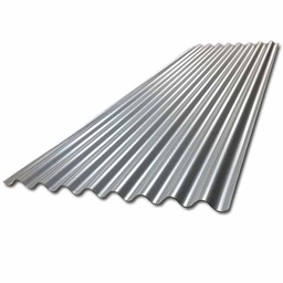 [CBUISHEEIC646] SHEET corrugated, galvanised iron, 6x4ft, 0.26mm thick