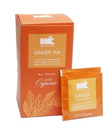 [AFOOTEAS1SI] GINGER TEA, 50 sachets, box