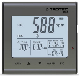 [PSAFALARDC3] DETECTEUR ENREGISTREUR CO2, température, humidité, à piles