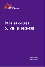 [L007AIDM09F-P] Guide de la PEC du VIH dans la pédiatrie