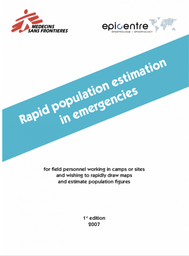 [L020EMEM05E-P] Rapid population estimation in emergencies