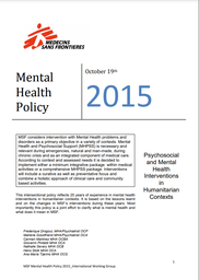 [L027PSYM03E-P] Mental Health Policy