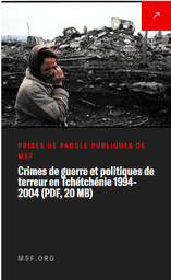 [L061MSFM18F-P] Crimes de guerre et pol. de terreur en Tchétchénie 1994-2004