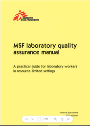 [L013LABM14E-P] MSF laboratory quality assurance manual