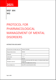 [L027PSYM24E-P] Protocol for pharmacological management of mental disorders