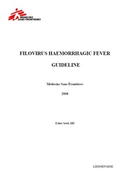 [L003HEFM02E-P] Filovirus Haemorrhagic Fever Guideline