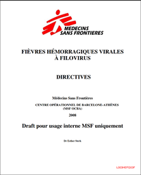 [L003HEFM02F-P] Fièvres hémorragiques virales à filovirus