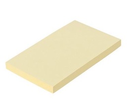 [ASTANOTEAHBY] BLOC DE PAPIER autocollant (Post-it) 76x127mm, jaune