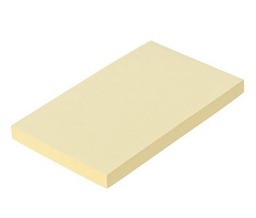 [ASTANOTEAHBY] PAPER BLOCK self-adhesive (Post-it) 76x127mm, yellow