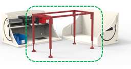 [PPACBOXPLBSC] (MiniLab) STAND FRAME complete, for box/bench