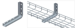 [PELETRUNT633W] (wiremesh cable tray) WALL MOUNT BRACKET, width 300mm